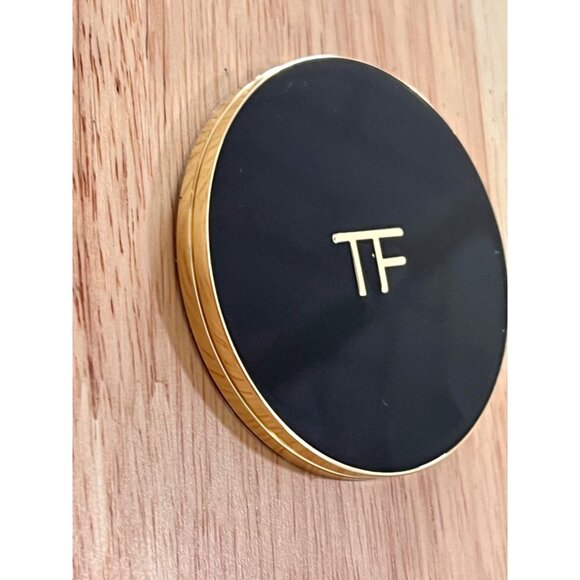 Tom Ford Black & Gold Compact Mirror With Dual Sided Glass - Picture 3 of 5